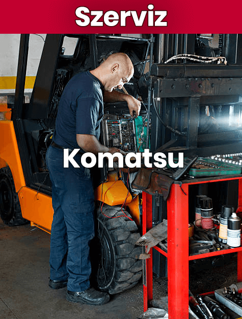 Komatsu targonca szerviz országosan